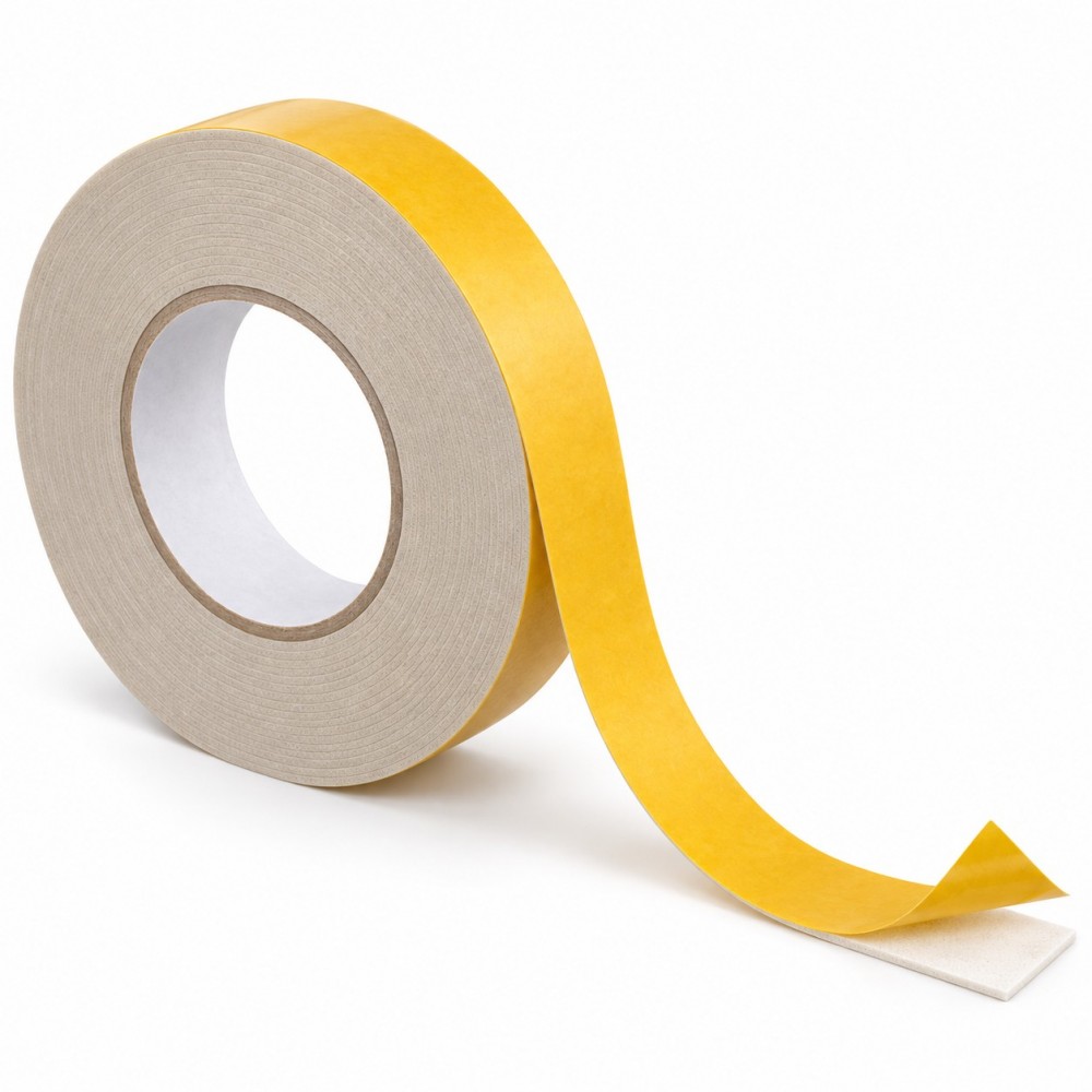 Durul Duşakabin Çift Taraflı Bant – 18 mm x 50 Metre Duvar Profili Sabitleme Bandı
