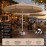 Durul Şemsiye Havuz, Bahçe, Restaurant, Cafe 300/8 - 3 Metre Büyük Yuvarlak Şemsiye-capuccino