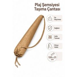 Plaj ve Güneş Şemsiyesi Taşıma Çantası 200 cm'ye Kadar Uyumlu Omuz Askılı
